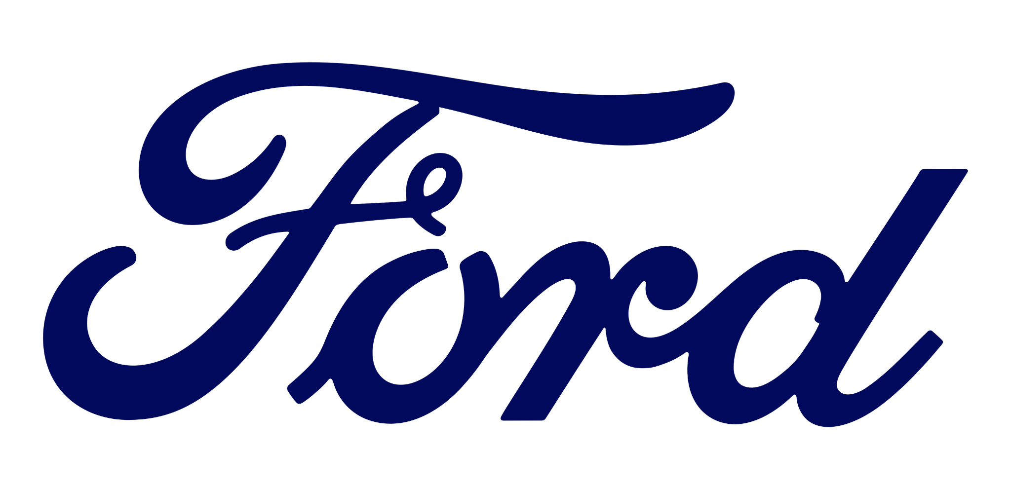 Ford Script Blue